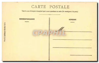 LILLE — O Palácio da Universidade — E.C. n°121 — Verso