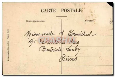 Amiens — Fiestas Aéreas — Lembrança — L. Caron, fot.édit. Amiens — Verso
