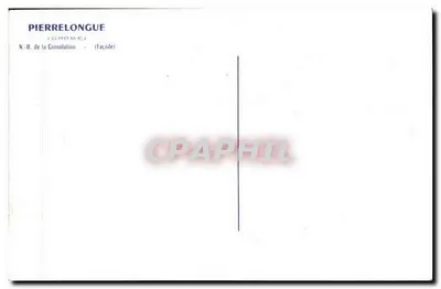 Pierrelongue (Drôme) — N.-D. da Consolação — Fachada — Verso