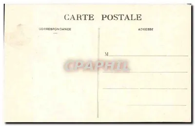 Épinal — Promenade van het Kasteel — Ruïnes van het Pont-Levis — Collectie E. Arnould, Épinal — Achterkant