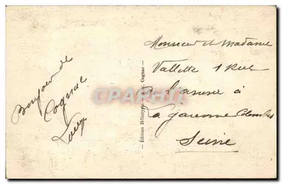 Cognac - O Hotel de Ville - O Jardim — Verso