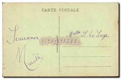 O Monte Saint-Michel — Lado Sul — Laurent Néaistennes, n°168 — Verso