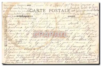 Amiens — Kathedraal — Kant van de banken — Objectief Goerz — n°174 — Achterkant