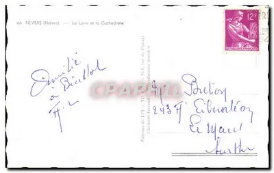 Nevers (Nièvre) — Widok Loiry i Katedry — Wydawnictwo LYS — Rewers