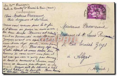St-HONORÉ-LES-BAINS — Laguna de la Queuldre y fondo de la Valle — Ed Jacquet n°58001 — Reverso