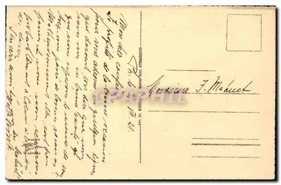 Phalsbourg - Porta da França — editor não identificado, número de série não visível — Verso