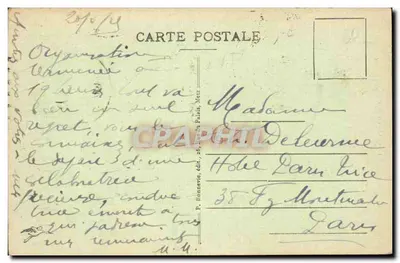Metz - Widok z Jardyn Boufflers — Cliché Ch. Bergeret, n°54 — Rewers