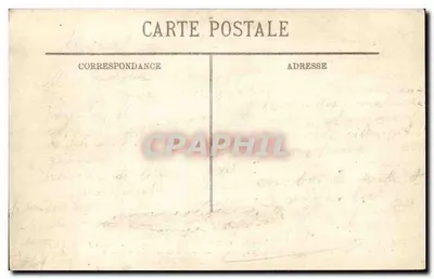 Reims — Details van de vernietigingen na het Duitse bombardement — Cliché M. Lavergne, Reims — Achterkant