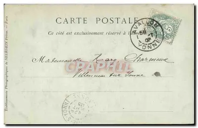 Avallon — La Torre dell'Orologio — Collezioni ND Phot — Verso
