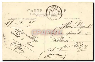 Avallon — Dolina Cousin — Most Strażników — B. F., Paryż — Rewers