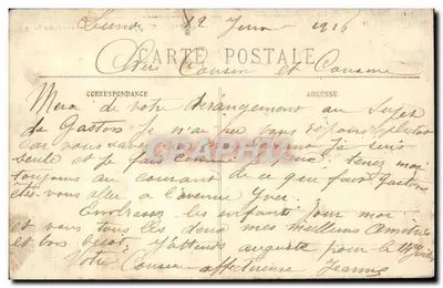 Avallon — Widok na Promenady przy Małej Bramie — Pethain, wyd. Avallon — Rewers