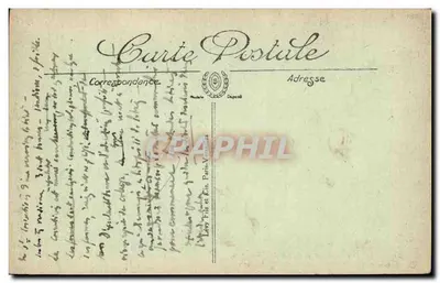 Avallon — Poort van de Kerk van Sint Lazaro — Lib. Couron, n°25 — Achterkant