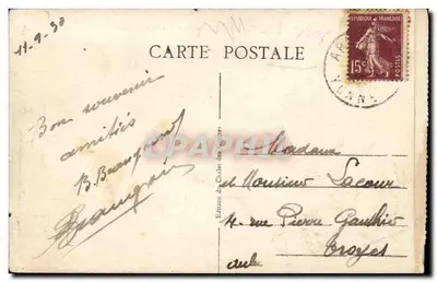 Grutas de Arcy-sur-Cure (Yonne) — A Tiara e o Pão de Açúcar — Edição do Châtel das Grutas — Verso