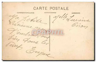 St-Fargeau (Yonne) — A Lagoa — Edição Machavoine, Fotografia St-Fargeau — Verso
