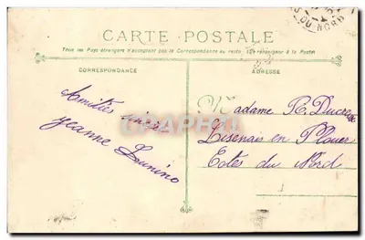 Toulon - Algemene Uitzicht, genomen vanaf Mont Faron — Fototipie Marius Bar — Toulon — Achterkant