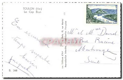 O Cabo Marrom — Toulon (Var) — Les Editions d'Art — Verso