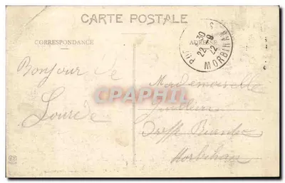 Lourdes — Herinnering aan Lourdes — Fototypie Lasouche, n° 1117 — Achterkant