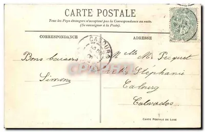 Le Tréport — Widok z Mostu Przecinającego — LL. — 187 — Rewers
