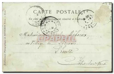 ROUEN — Ogólny widok z Côte Sainte-Catherine — kolekcje ND Phot — Rewers