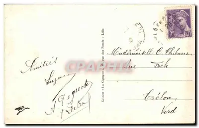 Lille - Jardin Vauban - La Grotte — Verso