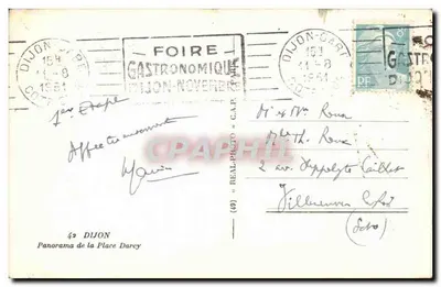 Place Darcy — Dijon — editor C.A.P. n° (49) — Verso