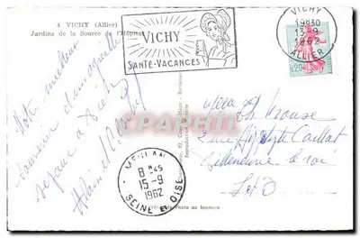 Vichy — rainha das cidades de águas — Elcé — Verso