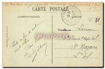 BONSECOURS - A Igreja - A Nave no Mês de Maria — Imprensa Reunidas de Nancy, n° 626 — Verso