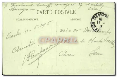 Tarbes — Ogólny widok i Pireneje — LL. — Rewers
