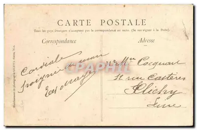 Promenade des Anglais — Nice — Wydawnictwo Gilletta, pl. Mimosas — Rewers