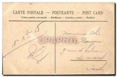Angers — La Maine — dolna część miasta i dzielnica Doutre — Wyd. F. DuVigne — Rewers