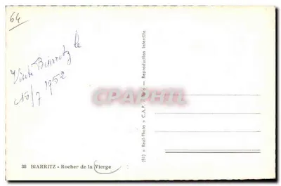 बिअरिट्ज - विरज़ के रॉकर - संपादक C.A.P. संख्या 38 — पीछे