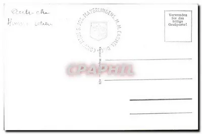 Mayerling — Lieux et souvenirs du Kronprinz Rudolf — éditeur inconnu, n° de série non visible — Rewers