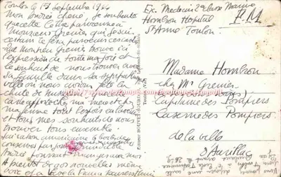 Toulon (Var) — Widok na Zatę — Wydawca BOUVET-SOURD, n° 199 — Rewers