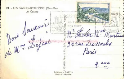 Les Sables-d'Olonne — Kasyno — Wydawnictwo Gaby — Rewers