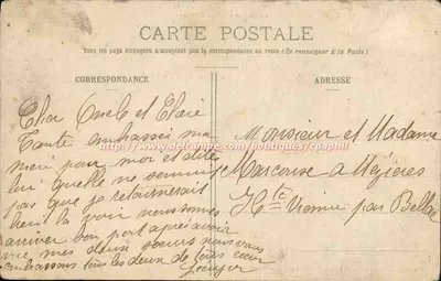 La Plage des Sables-d'Olonne — uitzicht op de strand met tenten — Nieuwe Collectie Yvesdoune Lucien Amiaud, Les Sables-d'Olonne - N° 2274 — Achterkant