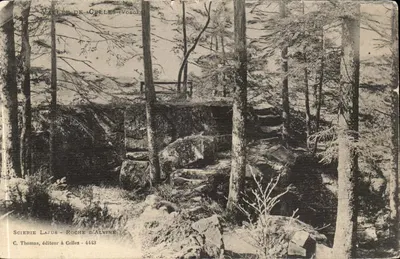 Vale de Celles (Vosges) — Serraria LaJus - Roche d'Alvine — C. Thomas, editor em Celles - 4443