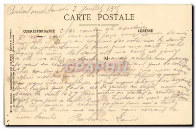 Amiens - Katedra - Sceny Ostatecznego Sądu - Obiektyw Lacour-Borthiot, n°176 — Rewers