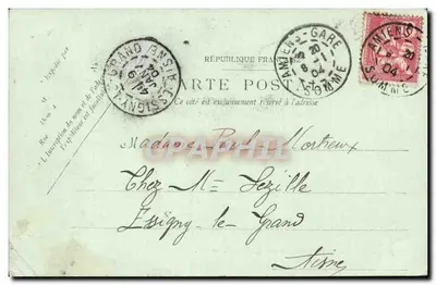 Amiens — Katedra — Portal — LL. n°7 — Rewers