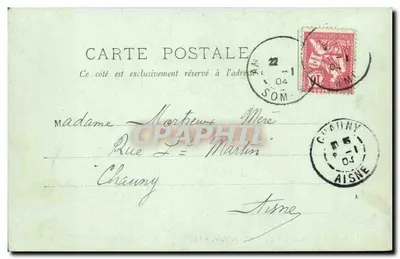 Amiens — A Catedral — O Anjo Lamentador LL. — Blasset — Verso
