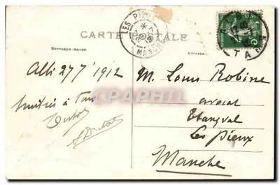 Albi - Sint Cecilia — Binnenkant van het Capittel — Fototypie Poux, Albi, n°74 — Achterkant