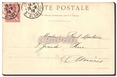 Kaplica NMP Buis, blisko Besançon — Jazil 14 września 1902 — wydawca nieznany — Rewers
