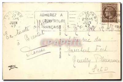 Besançon-les-Bains — Twierdza — Wydawnictwo La Cigogne, n° 2854 B — Rewers