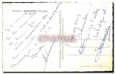 La Maine — Montaigu (Vendée) — La Cigogne — Rewers