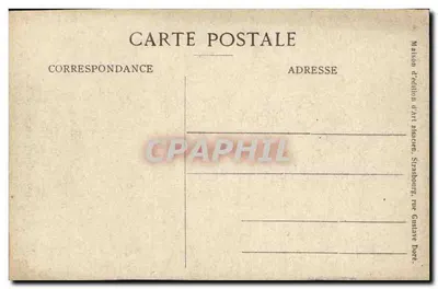 Strasbourg — Casa Kammerzell — Casa de Edição de Arte alemã — Verso