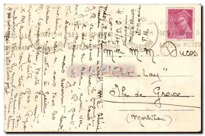 Vannes y su esposa — Motivos antiguos en madera tallada — Vannes — Reverso