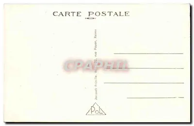 Montanhas da Champagne — Mont Cornillet — 4ª armada (Geral Gouraud) partindo em contra-ataque em 15 de julho de 1918 — Verso