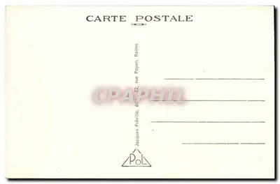 Cmentarz i Pomnik Pamięci Zmarłych 28., 35. i 42. Pułku Piechoty — Butte de Souain — wydawca Jacques Fréville, Reims — Rewers