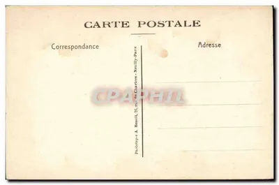 Préventorium de Beaujeu — A estátua de São José — Fototipia A. Benoît, Naully-Chartres — Verso