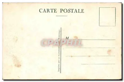 Vittet — Park — Chalet Anes — Wydrukowane przez Platingravure, Montrouge — Rewers
