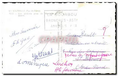 La Bourboule (Puy-de-Dôme) — Ogólny widok z Quaïre — wydawca Murat-le-Flor, nr 7532 — Rewers